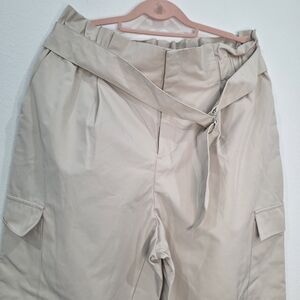 Bar III Beige Pants With Belt
